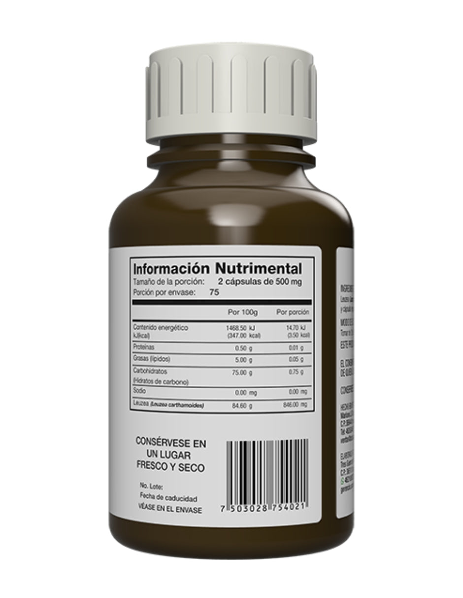 Leuzea Carthamoides Premium  Adaptoheal 150 Caps 500 mg