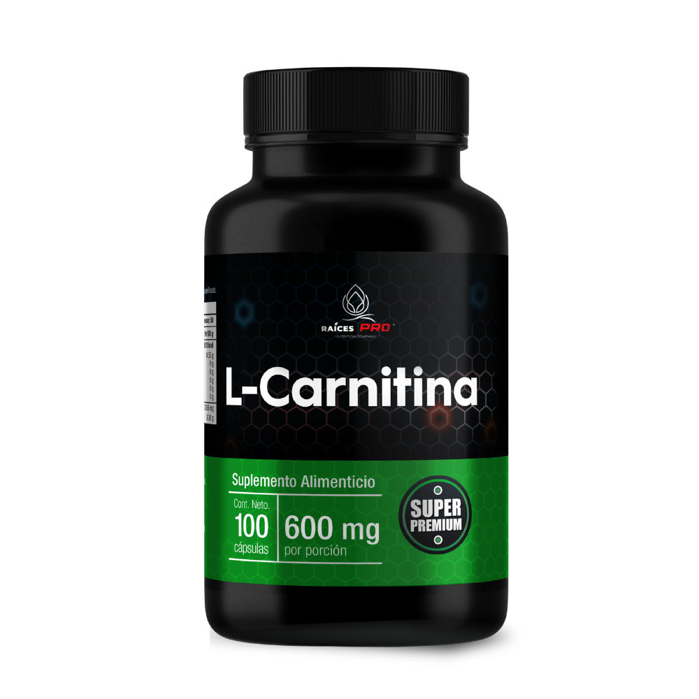 L Carnitina Super Premium 100 Cápsulas Raíces Pro