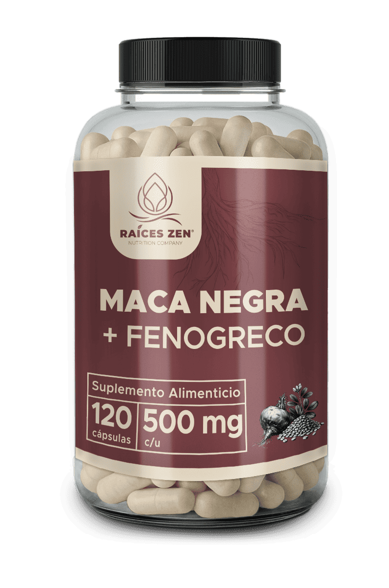 Maca Negra Fenogreco Raíces Zen 120 Cápsulas