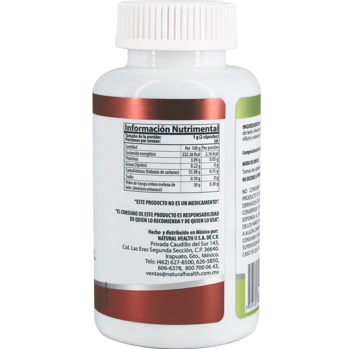Melena de León Natural Health 60 Cápsulas