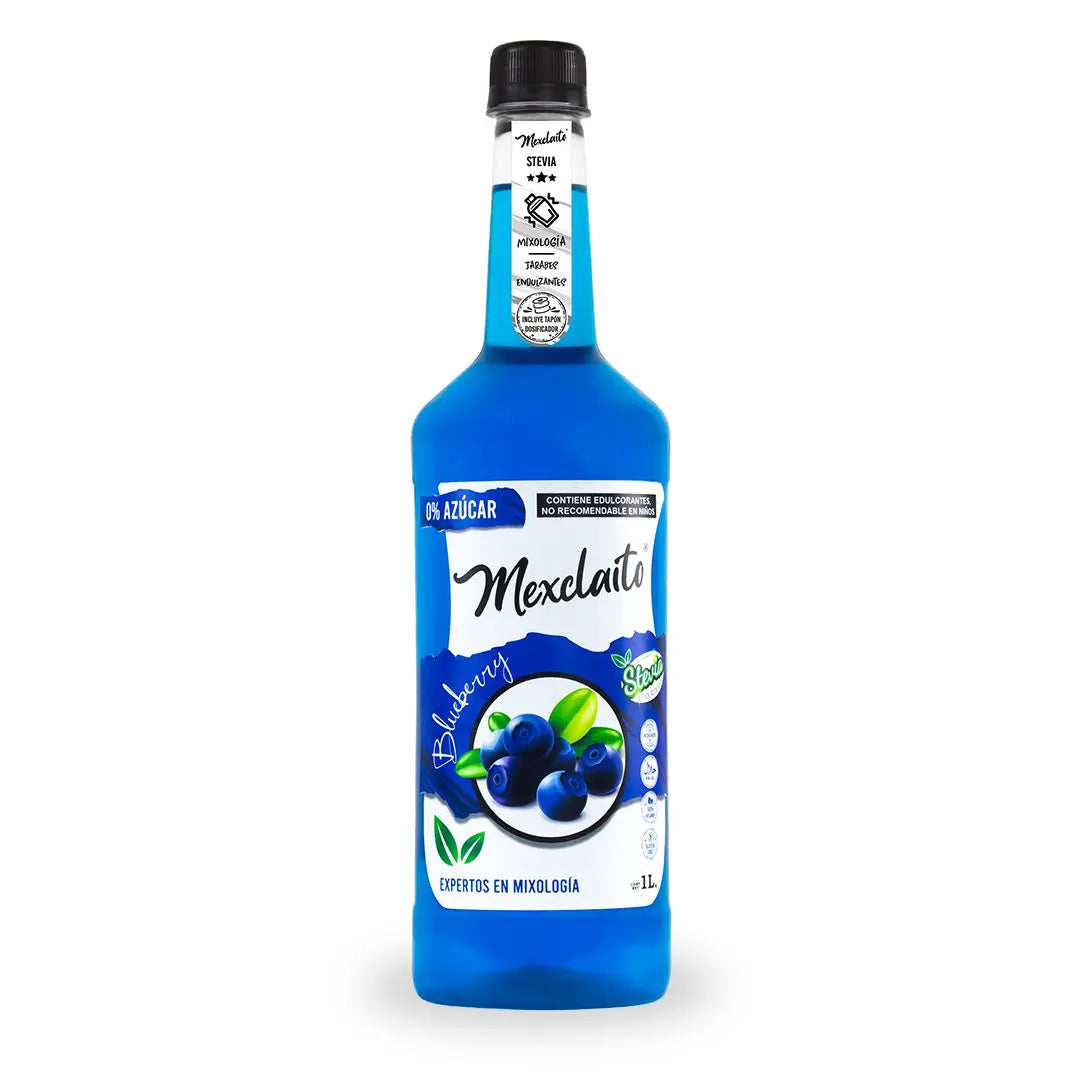 Mexclaito® Jarabe Xero (Sin Azucar) sabor Blueberry 1L