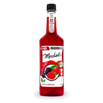 Mexclaito® Jarabe Xero (Sin Azucar) sabor Frutos rojos 1L