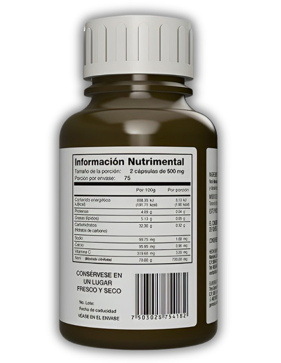 NNI con Noni Premium  Adaptoheal 150 Caps 500 mg