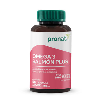 Omega 3 Plus De Salmón 90 Cápsulas Pronat