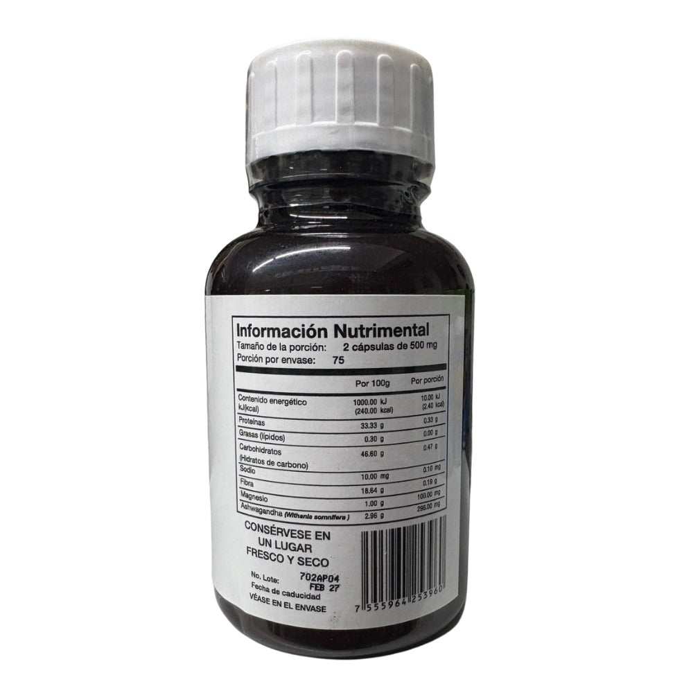 Ashwagandha Super Premium AdaptoBalance 150 Cápsulas De 500 mg