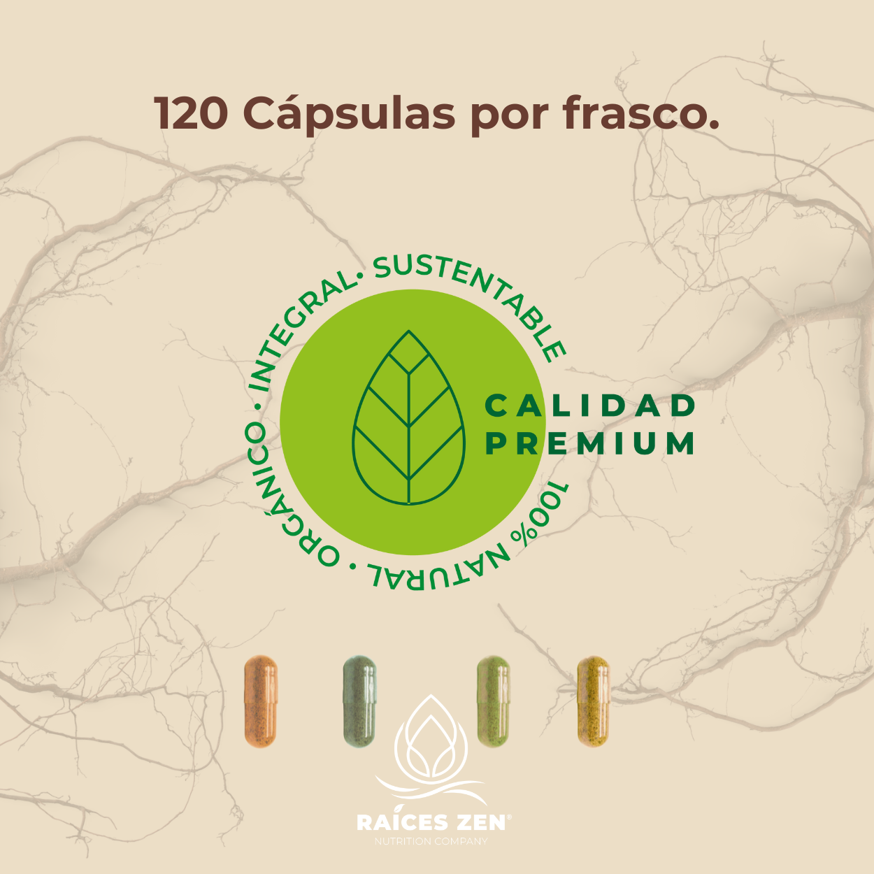 Glucosamina y Condroitina Raíces Zen Súper Premium