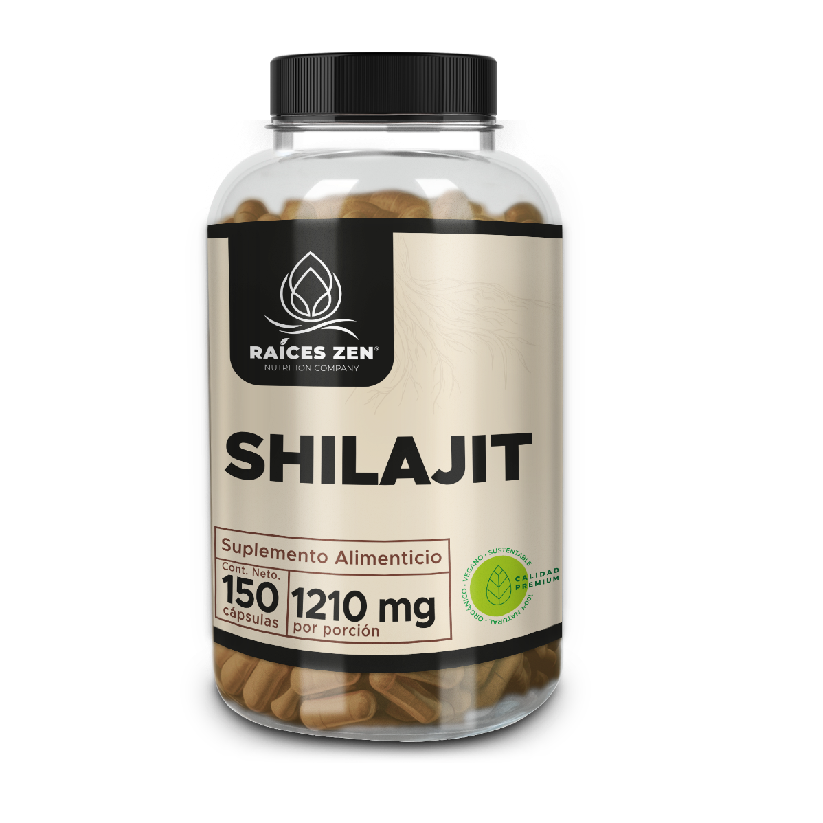 Adaptógeno Shilajit Raíces Zen
