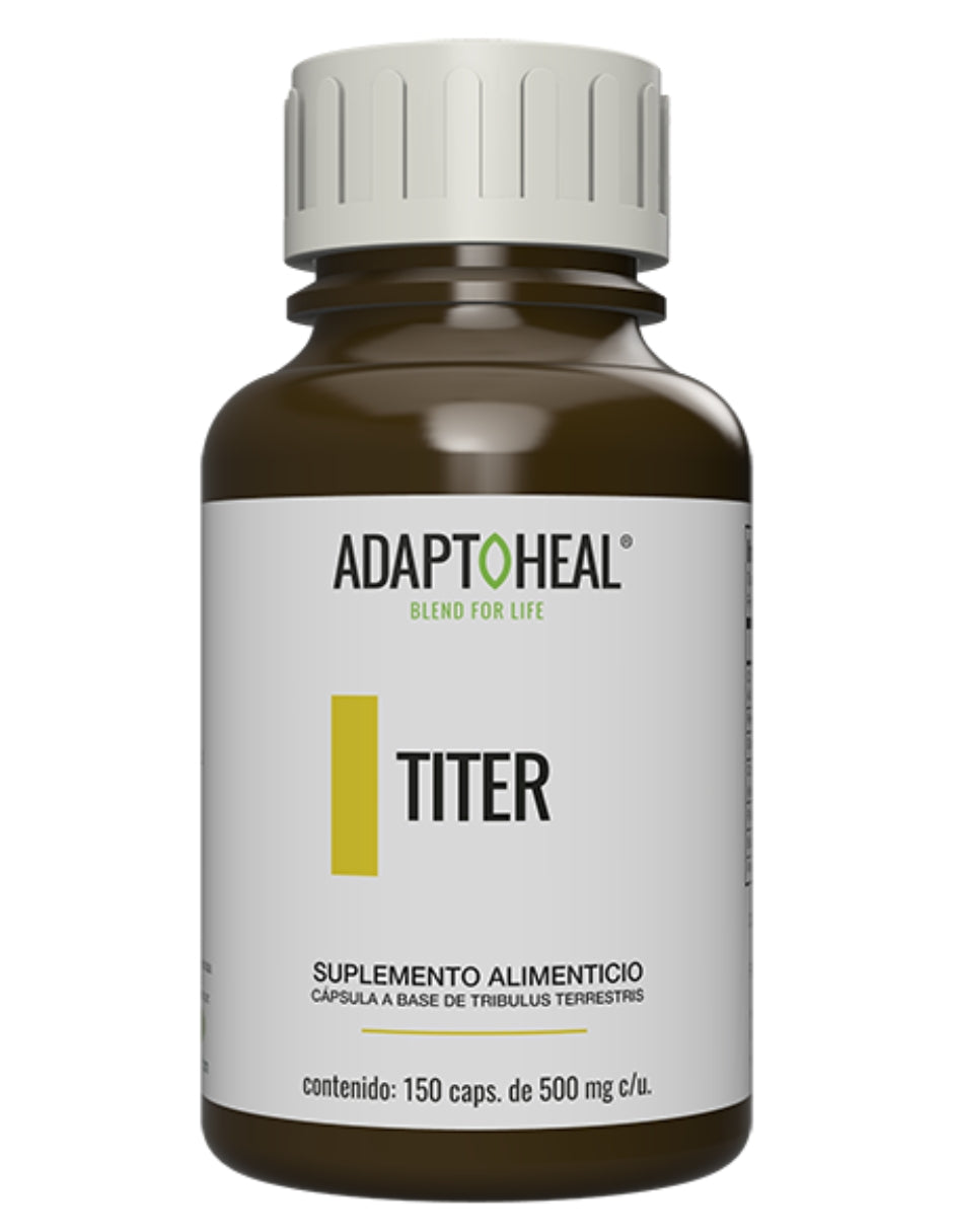 TITER con Tribulus terrestris Premium  Adaptoheal 150 Caps 500 mg