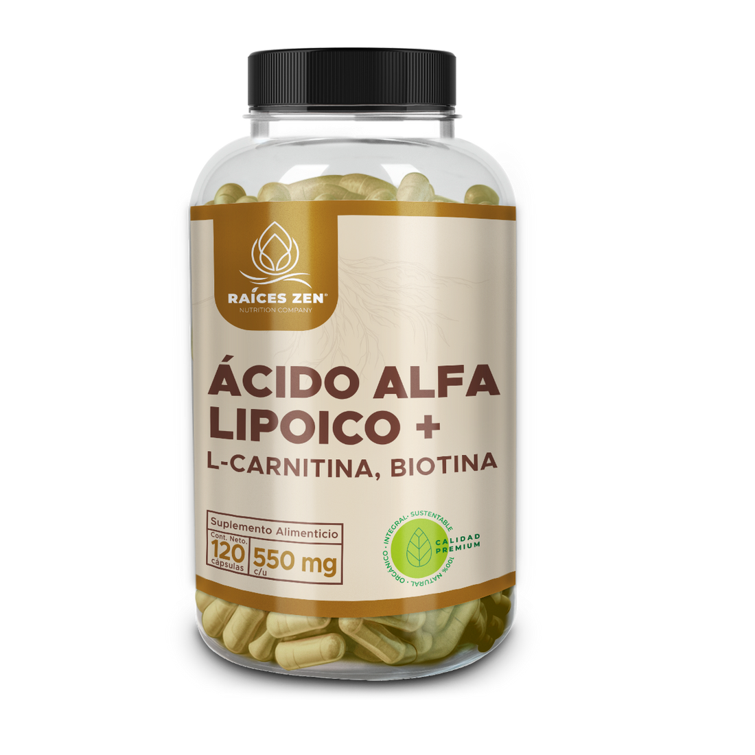 cido Alfa Lipoico + L-Carnitina y Biotina Super Premium Races Zen cido Alfa Lipoico + L-Carnitina y Biotina Super Premium Races Zen