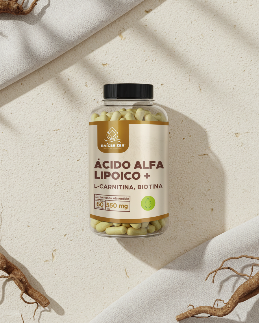cido Alfa Lipoico + L-Carnitina y Biotina Super Premium Races Zen cido Alfa Lipoico + L-Carnitina y Biotina Super Premium Races Zen