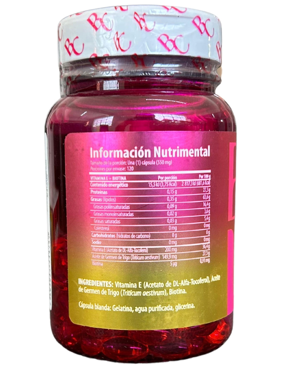 Vitamina E Belacaps Solanum 120 Cápsulas