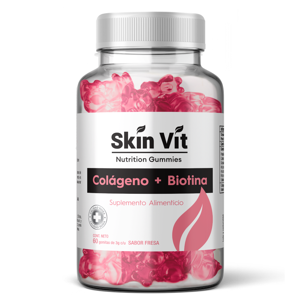 Gomitas de Colágeno Biotina Skin Vit 60 Gomitas
