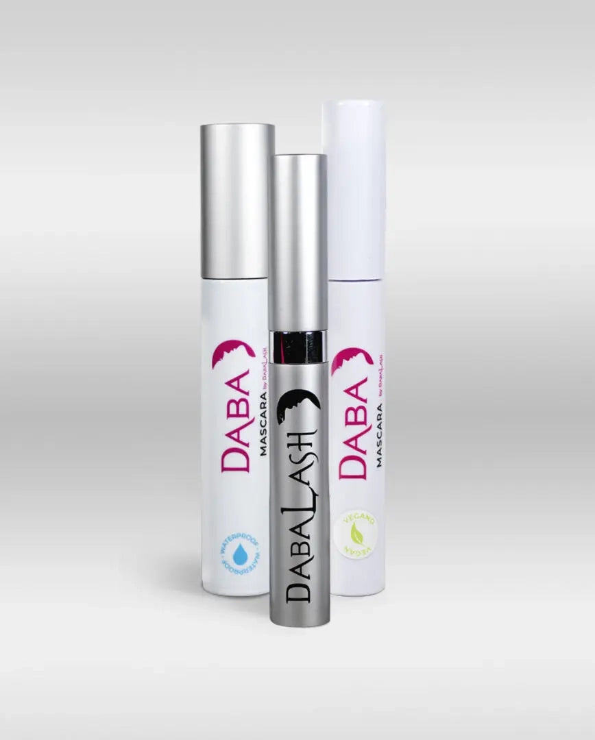 Combo Suero para Crecimiento de pestañas y cejas Dabalash + DABA Mascaras Waterproof y Vegano