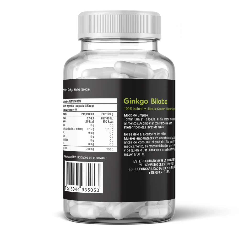 Ginkgo Biloba Skin Vit 60 Capsulas