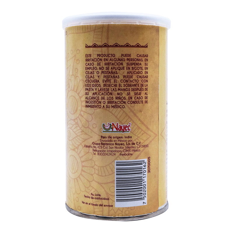 Henna Egipcia 150 G Da Brillo, Color Y Sedosidad Al Cabello