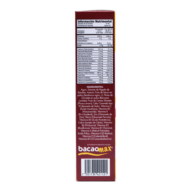 Jarabe bacaomax Prosa 340 mL