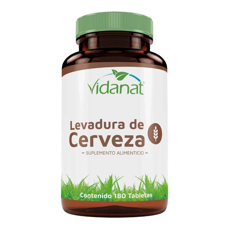 Levadura De Cerveza 500 Mg 180 Cápsulas Vidanat