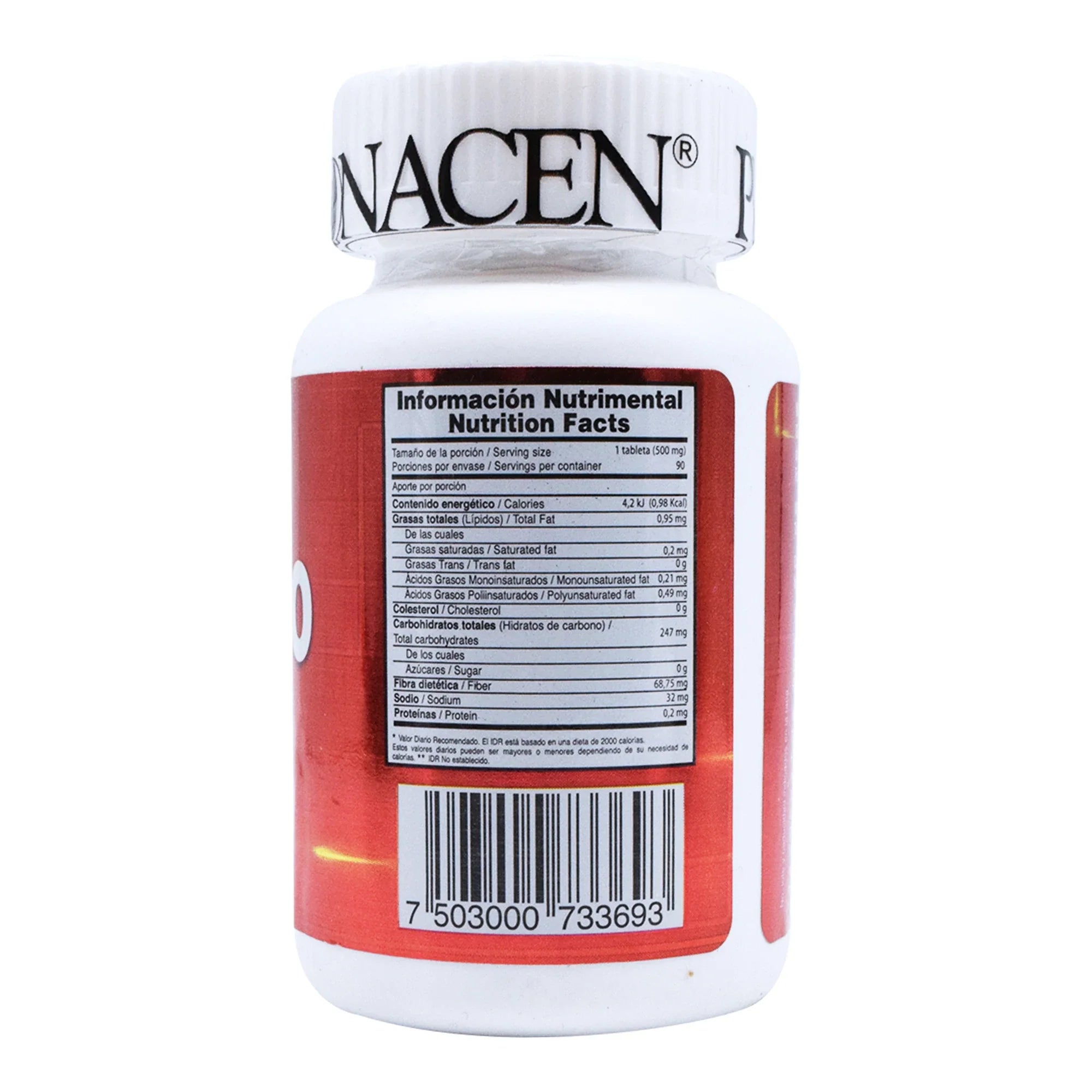 Gluconato De Magnesio con 90 Tabletas 200 Mg