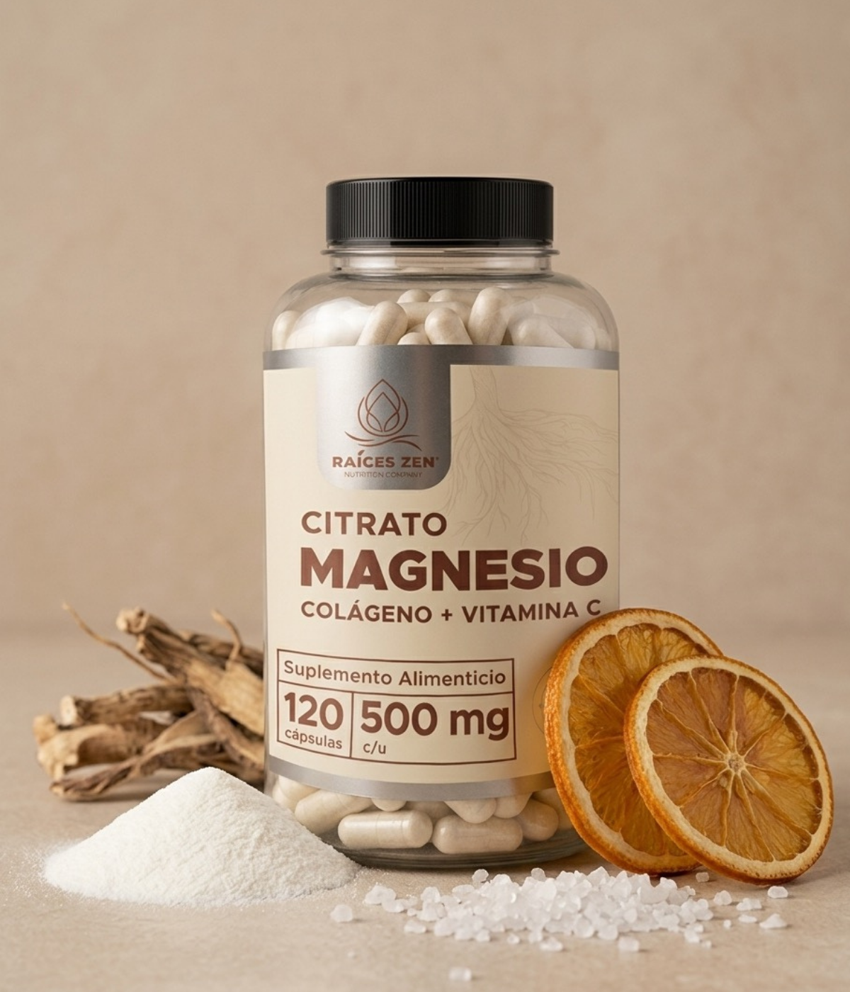 citrato de magnesio y colágeno hidrolizado