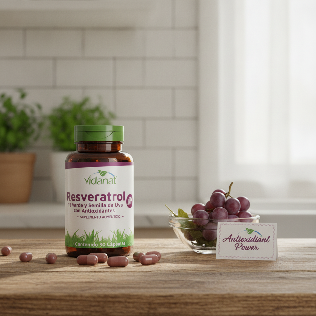 resveratrol vidanat 30 capsulas