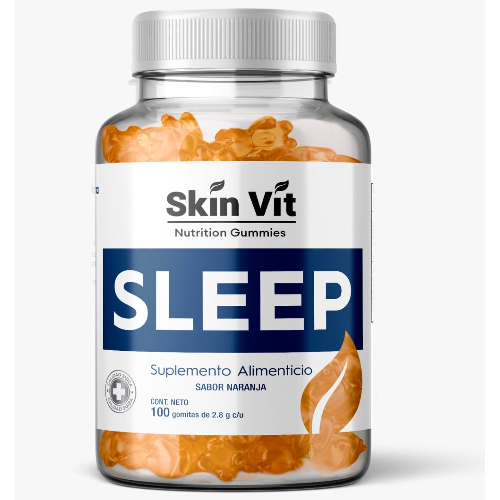 Sleep Skin Vit Company sabor Naranja 100 Gomitas 2.8 g