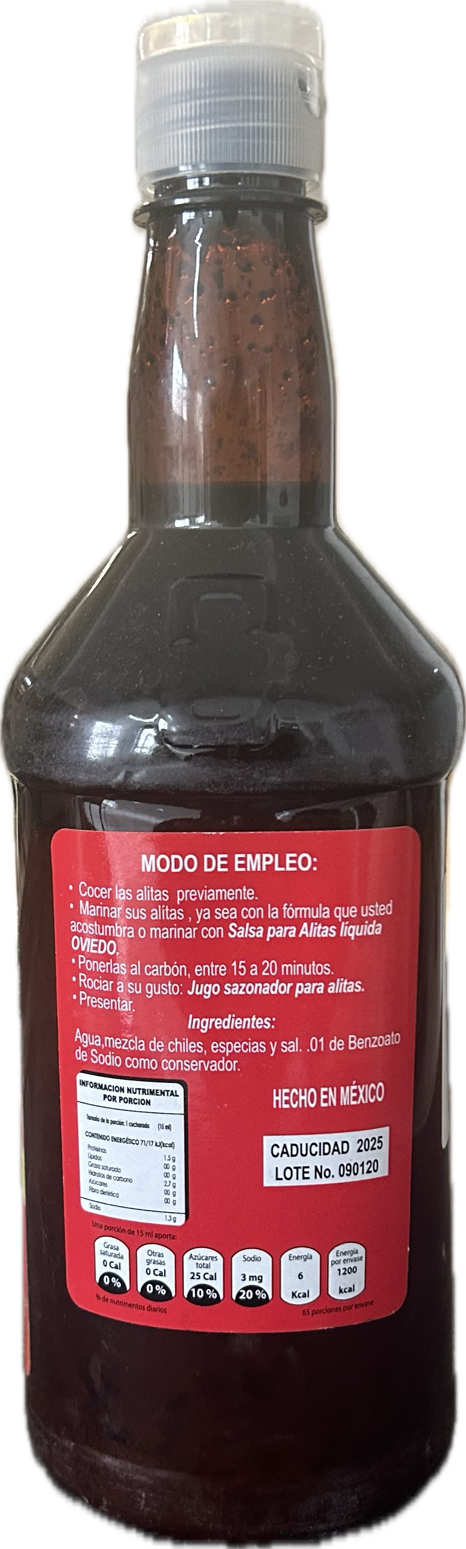 Salsa para preparar Alitas Oviedo 970 mL